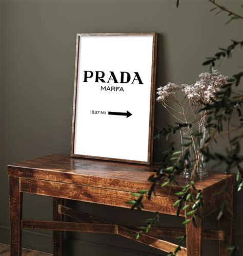 prada wall poster|Prada wall art framed.